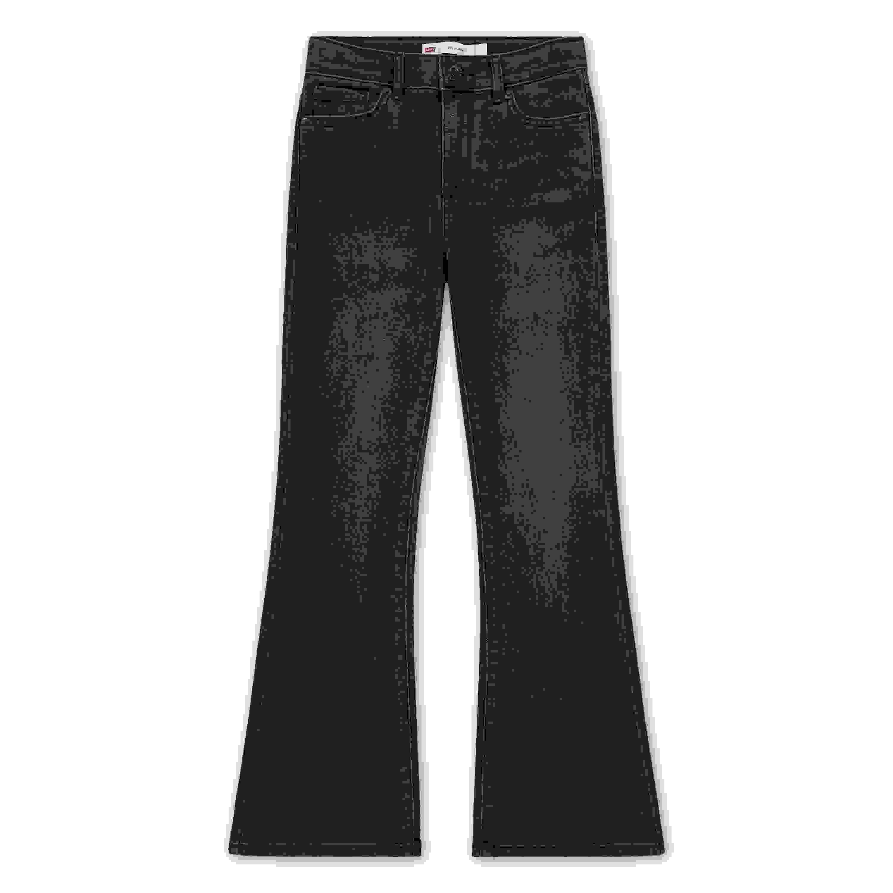 Levi's 726 High Rise Flare Big Girls' Black Wash Denim Jeans